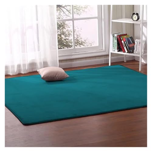 MZSKLW Korallen-Fleece-Wohnzimmer-Teppich für Kinder, Krabbelmatte, Schlafzimmer, Erkerfenster, Decke, Bett, bruchfester Teppich, 1,4 x 2 m (8.200 cm x 300 cm) von MZSKLW