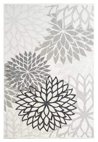 MZSKLW Moderne Blumenteppiche sind schmutzabweisend und wasserdicht. Sommer-Picknickmatten for den Innen- und Außenbereich.(Color01,80X160CM 2.6X5.3FT) von MZSKLW
