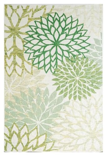 MZSKLW Moderne Blumenteppiche sind schmutzabweisend und wasserdicht. Sommer-Picknickmatten for den Innen- und Außenbereich.(Color03,140X200CM 4.6X6.6FT) von MZSKLW