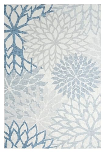 MZSKLW Moderne Blumenteppiche sind schmutzabweisend und wasserdicht. Sommer-Picknickmatten for den Innen- und Außenbereich.(Color04,140X200CM 4.6X6.6FT) von MZSKLW