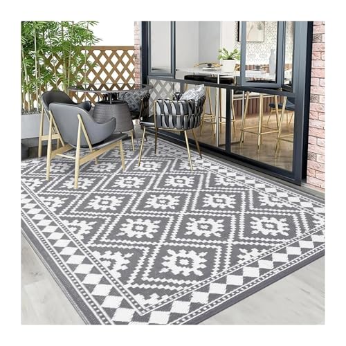 MZSKLW Sommer Teppich Outdoor Wohnzimmer Boden Matte Ethnische Retro Sofa Kaffee Tisch Matte Hause Dekoration(Color03,120X160CM) von MZSKLW
