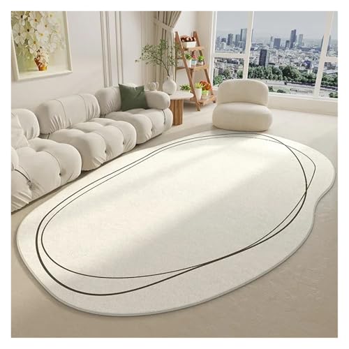 MZSKLW Teppiche, Wohnzimmerteppich, große Fläche, weich, flauschig, Heimdekoration, weiße Fußmatten, Schlafzimmer, Nachttisch, Shaggy, 200 x 250 cm MZSKLW Teppiche, Wohnzimmerteppich, große Fläche, weich, flauschig, Heimdekoration, weiße Fußmatten, Schlafzimmer, Nachttisch, Shaggy, 200 x 250 cm von MZSKLW