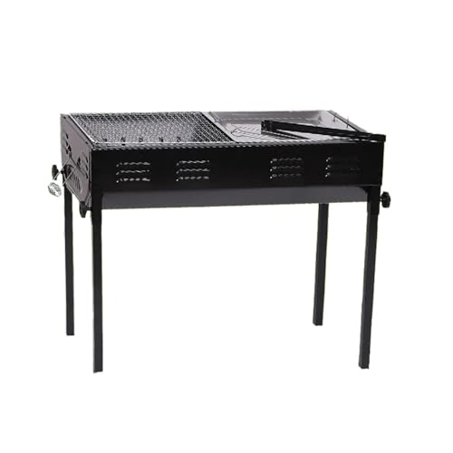 Tragbarer und faltbarer Grill, BBQ-Party, Camping, Garten, Holzkohlegrill, Outdoor-Holzkohlefeuer, Gartengrill von MZSKLW
