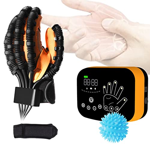 MZU Aktualisierter Rehabilitations-Roboterhandschuh für Fingerbehandlung, Finger-Reha-Handschuhe für Schlaganfall-Reha, Reha-Handschuhe für Schlaganfall-Patienten, Reha-Handschuhe für Hemiplegie. von MZU