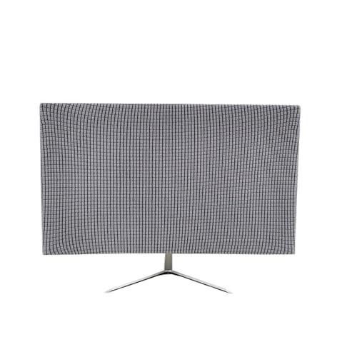 27-Zoll-Bildschirm-Staubschutzhülle, weicher Polarfleece-Stoffschutz, elastischer Office Home PC Desktop-Computer-Monitor TV-Staubschutzhülle(Color-01) von MZYFDC