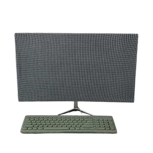 27-Zoll-Bildschirm-Staubschutzhülle, weicher Polarfleece-Stoffschutz, elastischer Office Home PC Desktop-Computer-Monitor TV-Staubschutzhülle(Color-06) von MZYFDC