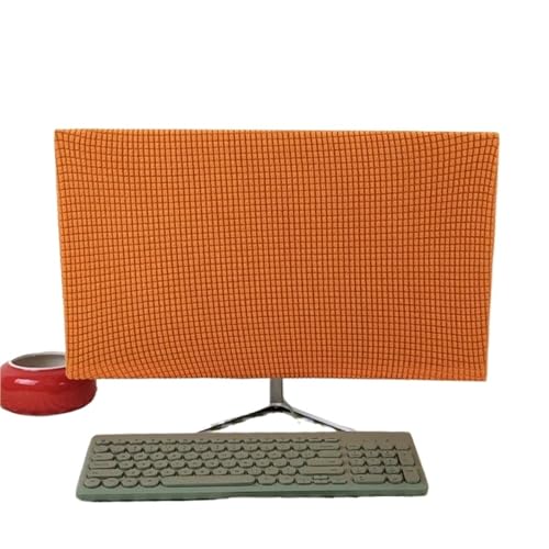 27-Zoll-Bildschirm-Staubschutzhülle, weicher Polarfleece-Stoffschutz, elastischer Office Home PC Desktop-Computer-Monitor TV-Staubschutzhülle(Color-12) von MZYFDC