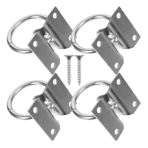 4 Stück Pferdeanbindering-Blocker 7x60 Hochleistungs-Metallringe for Reittrainingswettbewerbe Reitstallbedarf von MZYFDC