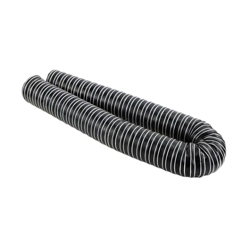 Abluftrohre & -schläuche 60mm 76mm Innendurchmesser Länge 100cm Luft Diesel Heizung Kanal Rohr Schlauch Hochtemperaturbeständig for Auto Camper Lkw Caravan FüR Abluftventi(60mm) von MZYFDC