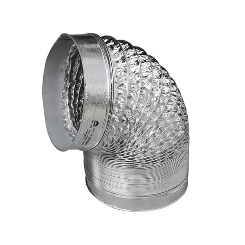 Abluftrohre & -schläuche Aluminiumfolienrohr Flexibles Belüftungsschlauchrohr Entlüftungssystem for Küchentoiletten-Hydroponik-Abluftventilatorkanal FüR Abluftventi(Dia.80mm,Length 6M) von MZYFDC