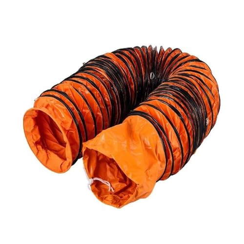 Abluftrohre & -schläuche PVC-Rohrschlauch, flexibler Rohrschlauch, 5–9,8 m, for Belüftungsabgasrohre in Fabriken, Kellern, Tunneln, Lagerhäusern und Minen FüR Abluftventi(7.6M,Dia 250MM) von MZYFDC