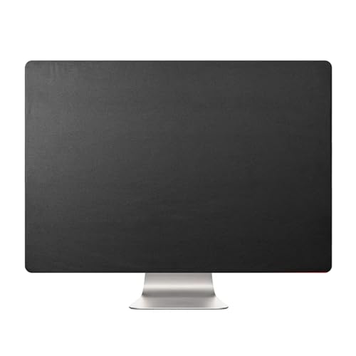 Bildschirm Staub Abdeckung Flexible Staubdicht Polyester Schutzhülle for 27/21 Zoll Computer Monitor Fall Protector Wasserdicht(Black,For 27 inch) von MZYFDC