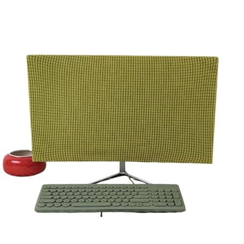 For 27-Zoll-Computermonitor Staubschutzhülle Hülle Einfarbig Elastische Home Office Desktop Displayschutzfolien(Color-07) von MZYFDC