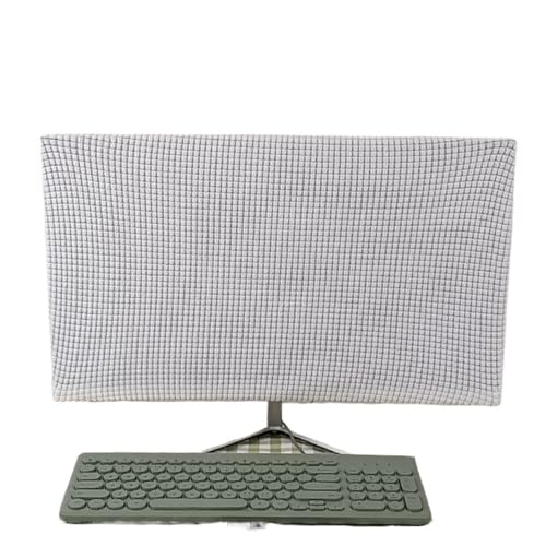 For 27-Zoll-Computermonitor Staubschutzhülle Hülle Einfarbig Elastische Home Office Desktop Displayschutzfolien(Color-09) von MZYFDC