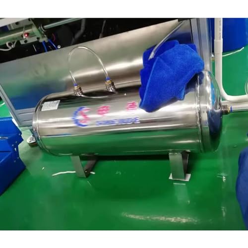 Kleiner und großer Vakuum-Luftdruck-Gasspeichertank, horizontale Luftbehälter aus Edelstahl für Kompressoren/Luftpumpen, im medizinischen Bereich und in Kraftfahrzeugen(Size:5L/1.32GaL) von MZZKFC