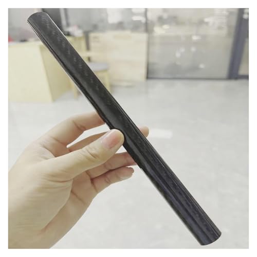 MZZKFC Kohlenstofffaserrohr Hohles Kohlefaserrohr, Leichte Schwarze Pultrudierte Kohlefaserstäbe, Länge Anpassbar, Kohlefaserschaft, Wasserdicht, Rostfrei, UV-beständig(49x46x1000MM) von MZZKFC