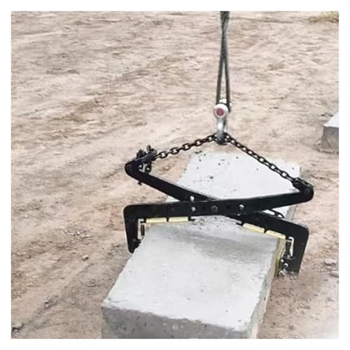 Scherenheber Für Marmor- Betonplatten Hohlziegel, Steinklammern Mit Einstellbarer Öffnungsweite, Steinhebeklammer Für Fabrik, Bergwerk, Autobahn(30-51cm/1-1.7 ft) von MZZKFC