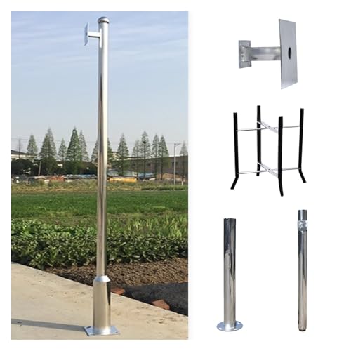 Sicherheitskamera-Mast Verbindungsstange Aus Edelstahl Für CCTV-Kameras, 2–6m Extra Lange Stange Für Überwachungskameras, Halterungssäule Für Überwachungskameras(A,9 4/5 ft (3.0m)) von MZZKFC