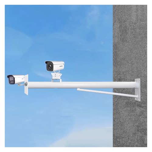 Sicherheitskamera-Mast Weiße Wandhalterung Für Überwachungskameras, 0,5 1 1,2 1,5 2m Sicherheits-Kamera-Wandstange Und Halterung, Sicherheits-Kamera-Stange(A,2m/78.7 in) von MZZKFC