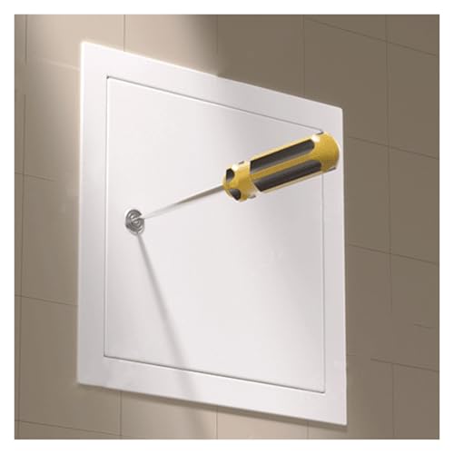 Zugangstür Kleine Zugangsklappe Für Trockenbauwand-Lochabdeckung, 15 20 25 30 35 40 45 50 55 60cm Metall-Zugangsklappe Sanitärinstallationen Mit Schlössern(50x55cm/19.7x21.7in) von MZZKFC