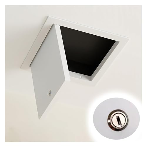 Zugangstür Quadratische Abdeckplatte Für Trockenbau-Löcher, Aluminiumlegierung-Serviceschacht-Tür Mit Schloss, Decken-Zugangsluken-Platten Für Sanitär(450x550mm/17.7x21.7in) von MZZKFC