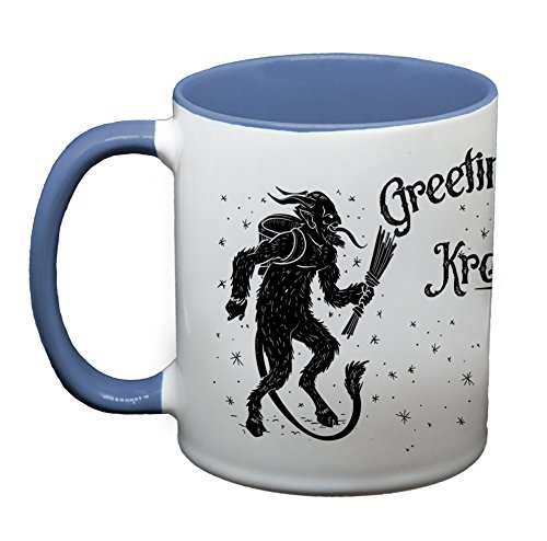 Ma2ca® Greetings from Krampus Tasse Weihnachten Tasse Becher-innen_cambridgeblau von Ma2ca