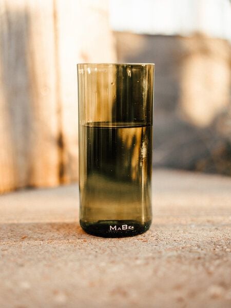 MaBe Glas 700ml - für den großen Durst - UPCYCLING von MaBe
