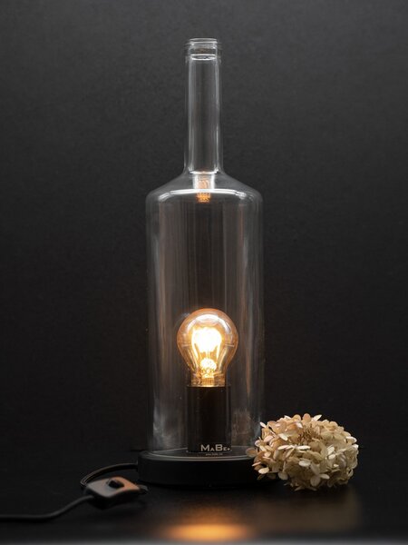 MaBe Lampe und WINDLICHT aus der 3l Flasche (40cm hoch) von MaBe