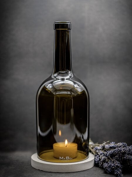 MaBe flaschenWINDLICHT® aus der 3l Weinflasche von MaBe