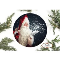 Believe Santa Claus Zeichen - Kranz-Verschönerung Believe Santa Claus Zeichen - Kranz-Verschönerung von MaDoorableCreations