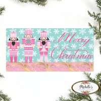 Frohe Weihnachten Rosa Nussknacker Zeichen Frohe Weihnachten Rosa Nussknacker Zeichen von MaDoorableCreations