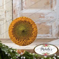 Gelbe Sonnenblumenkranz Mitte von MaDoorableCreations