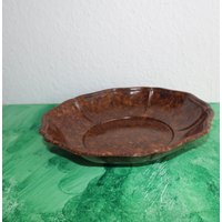 Bakelit Art Deco Obstschale Rund Mit Gewelltem Rand Bakelit Art Deco Obstschale Rund Mit Gewelltem Rand von MaKoVintageShop