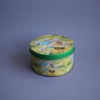 Runde Kleine Vintage Blechdose Mit Ostermotiven Frühlingsmotiven Runde Kleine Vintage Blechdose Mit Ostermotiven Frühlingsmotiven von MaKoVintageShop