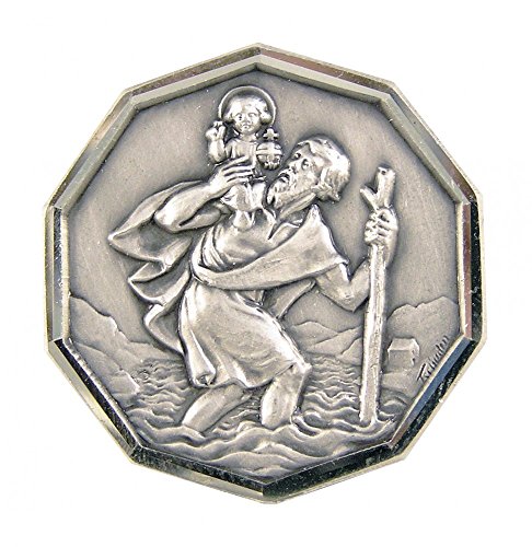 Christopherus-Plakette * mit Magnet und Selbstklebendem Metallplättchen * 3 cm Christopherus-Plakette * mit Magnet und Selbstklebendem Metallplättchen * 3 cm von MaMeMi