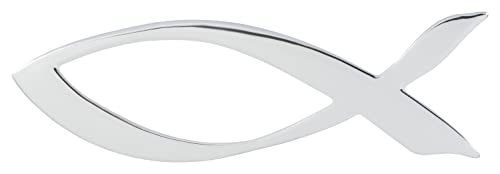 FISCH AUTOAUFKLEBER ICHTHYS (Fisch) – 3D-Effekt – ca. 8 x 2,5 cm – CHRISTLICHES SYMBOL für Auto, Tür oder Möbel – Selbstklebend, wetterfest & lichtbeständig – MaMeMi Markenqualität FISCH AUTOAUFKLEBER ICHTHYS (Fisch) – 3D-Effekt – ca. 8 x 2,5 cm – CHRISTLICHES SYMBOL für Auto, Tür oder Möbel – Selbstklebend, wetterfest & lichtbeständig – MaMeMi Markenqualität von MaMeMi