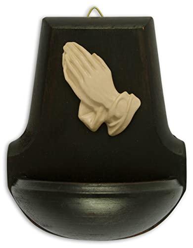MaMeMi Holz-Weihkessel mit Motiv Betende Hände Ahorn, dunkel MaMeMi Holz-Weihkessel mit Motiv Betende Hände Ahorn, dunkel von MaMeMi