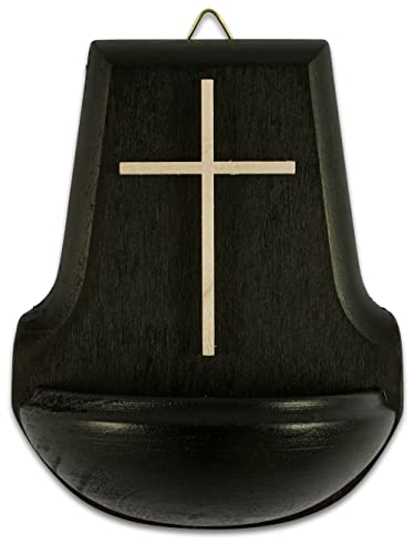 MaMeMi Holz-Weihkessel mit Motiv Kreuz Ahorn, dunkel MaMeMi Holz-Weihkessel mit Motiv Kreuz Ahorn, dunkel von MaMeMi