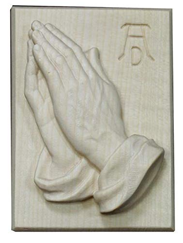 MaMeMi Wunderschönes Relief betender Hände von Albrecht Dürer/Dürer-Hände aus Holz, ca 11 x 8,5 cm/Traditionelles Geschenk zur Konfirmation/Kommunion & Firmung von MaMeMi