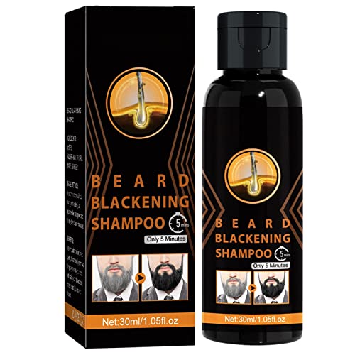 MaNMaNing Beard Color Shampoo for Men Natural Beard Darkening Shampoo for Men Blackening Shampoo Beard 30ml (Pink, One Size) von MaNMaNing