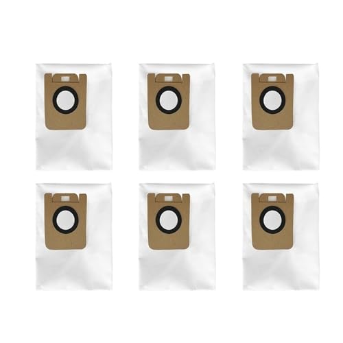 MaNzzo 6er-Pack Ersatz-Staubsaugerbeutel, kompatibel mit Dreame D9 Plus, Roboter-Staubsauger-Ersatz-Staubbeutel-Sammelsets, Teile-Zubehör von MaNzzo