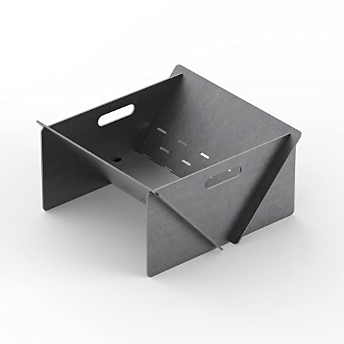 MATADA® Camping Feuerschale Feuerstelle Feuerkorb 40x40cm Outdoor Stecksystem von MaTaDa