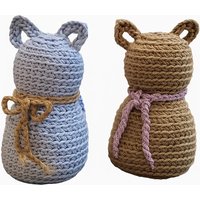 Türstopper Katze Neue Farben Unikat Handgemacht Fensterstopper Gehäkelt Türschutz Buchstütze Türstopper Katze Neue Farben Unikat Handgemacht Fensterstopper Gehäkelt Türschutz Buchstütze von MaWiKreativ