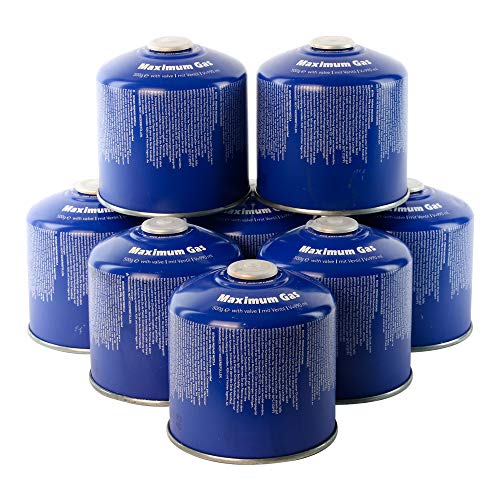 MaXimum Schraubkartusche Gaskartuschen Camping Gas 500g (8) von MaXimum