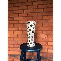 Handgemachte Vase - Leopard Print Große Steinzeug Handbemalter von MaaKalBoutiqueCanada