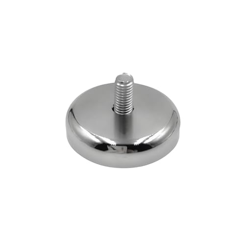 STRONG MAGNETS Neodym POT-Magnet - 42 mm - 1 Stück - Extra stark, hält bis 72kg - Industrielle Anwendung, Werkstatt oder Büro – Magnet zum Schrauben von MaajeeKuto