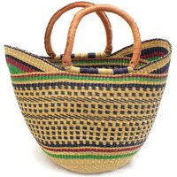 Handgeflochtene Bolga Einkaufstasche Aus Ghana von MaakyeAfrica