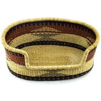 Handgeflochtener Bolga Hundekorb - Hundebett Handgeflochtener Bolga Hundekorb - Hundebett von MaakyeAfrica