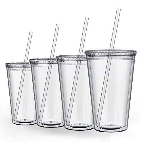 Maars Classic Isolierbecher, 470 ml, doppelwandig, Acryl, 4 Stück von Maars Drinkware