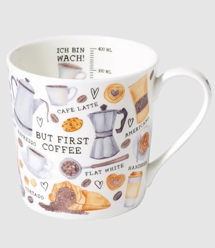 Kaffeebecher Coffee Lover, Kaffeetasse Tassen Teetassen Kaffeepott Henkelbecher, Kaffee von Maass
